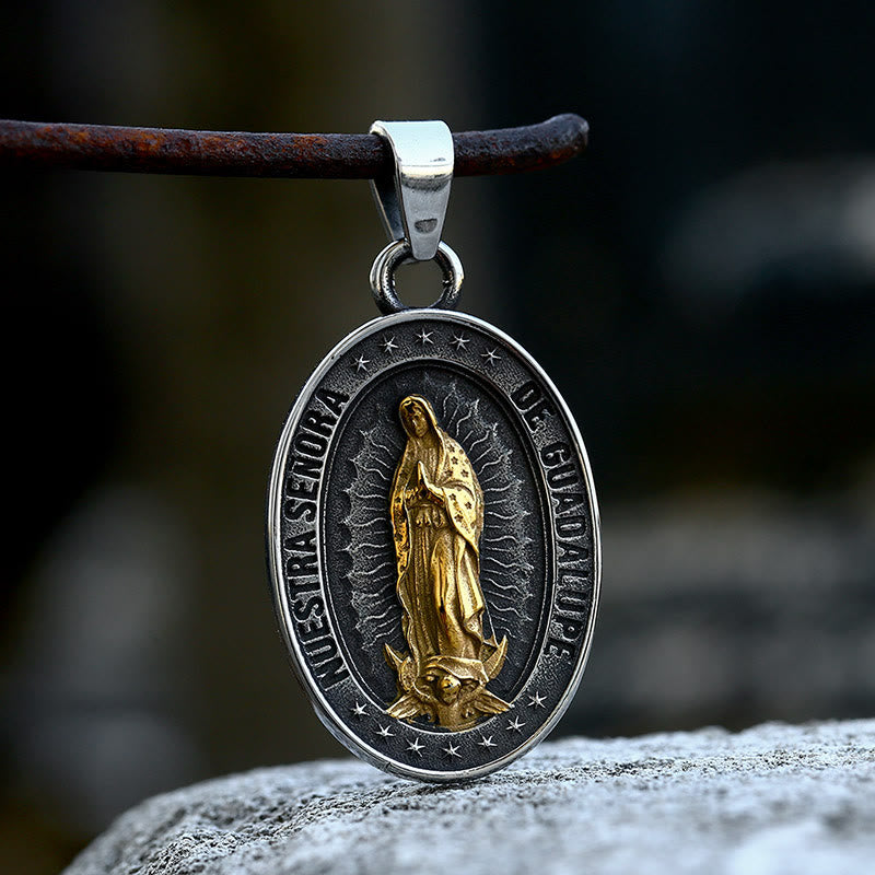 christiandiscipleshop The Patron Saint: Our Lady of Guadalupe Necklace