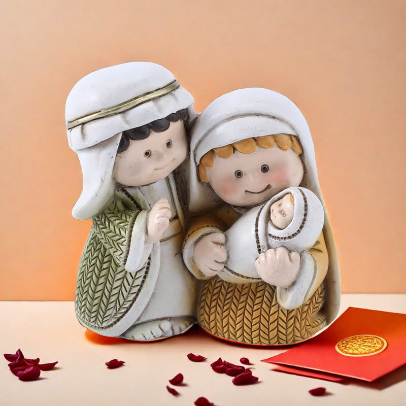 Christiandiscipleshop Nativity Holy Family Ornaments B