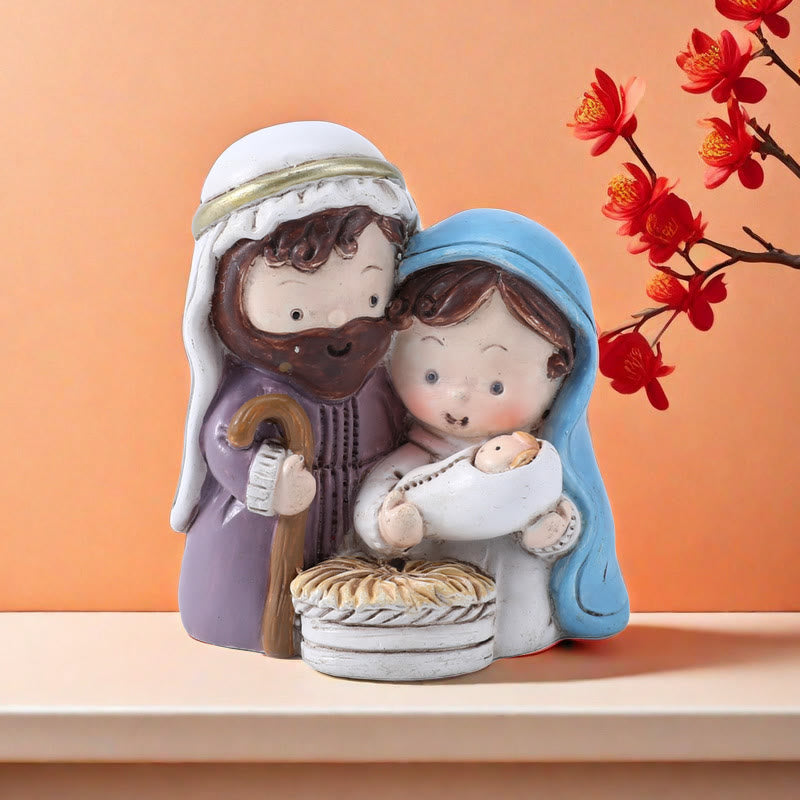 Christiandiscipleshop Nativity Holy Family Ornaments A