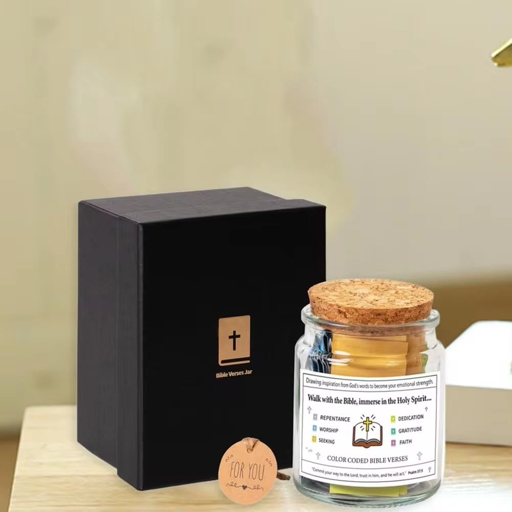 Christliche Kunst Bibelverse im Glas für spirituelle Gefühle