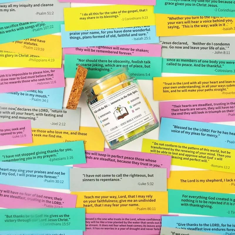 Christliche Kunst Bibelverse im Glas für spirituelle Gefühle