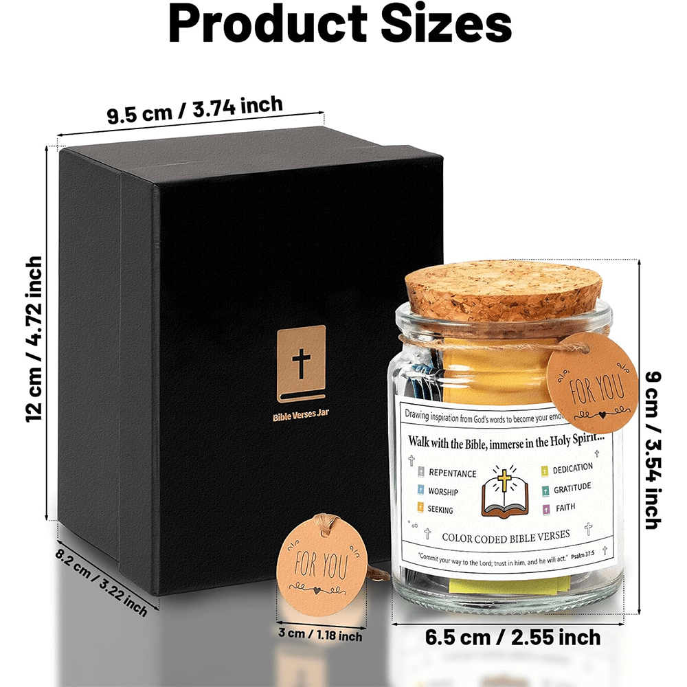 Christliche Kunst Bibelverse im Glas für spirituelle Gefühle