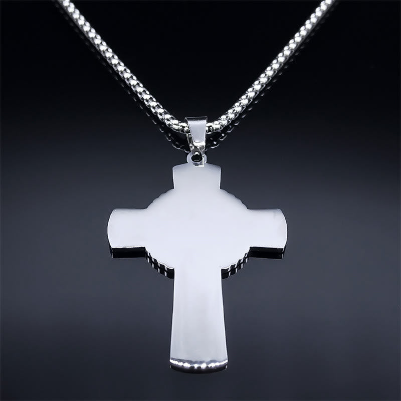 Christiandiscipleshop Multi-element Style Eucharist Halo Grapevine Cross Necklace