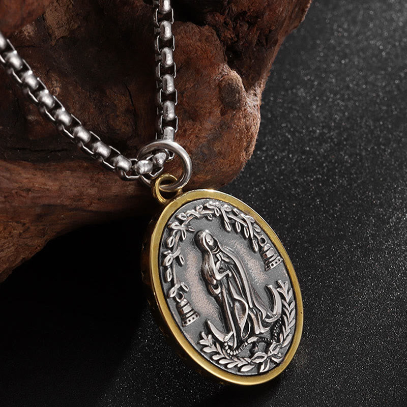 Christiandiscipleshop Retro Style Our Lady of Guadalupe Madal Alloy Necklace