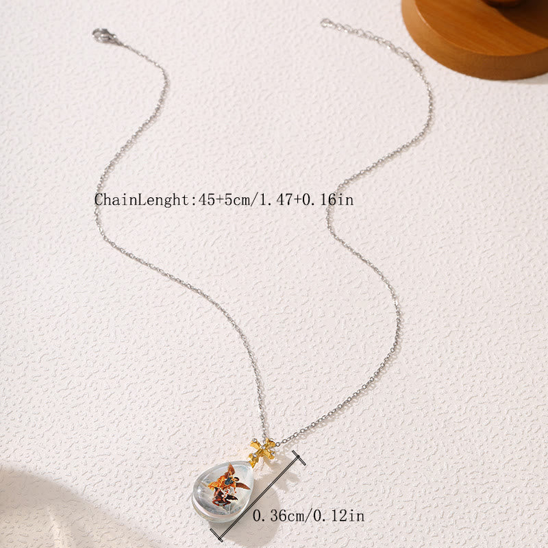 Christiandiscipleshop Simple Fashion Style Crystal Jesus Series Pendant Necklace