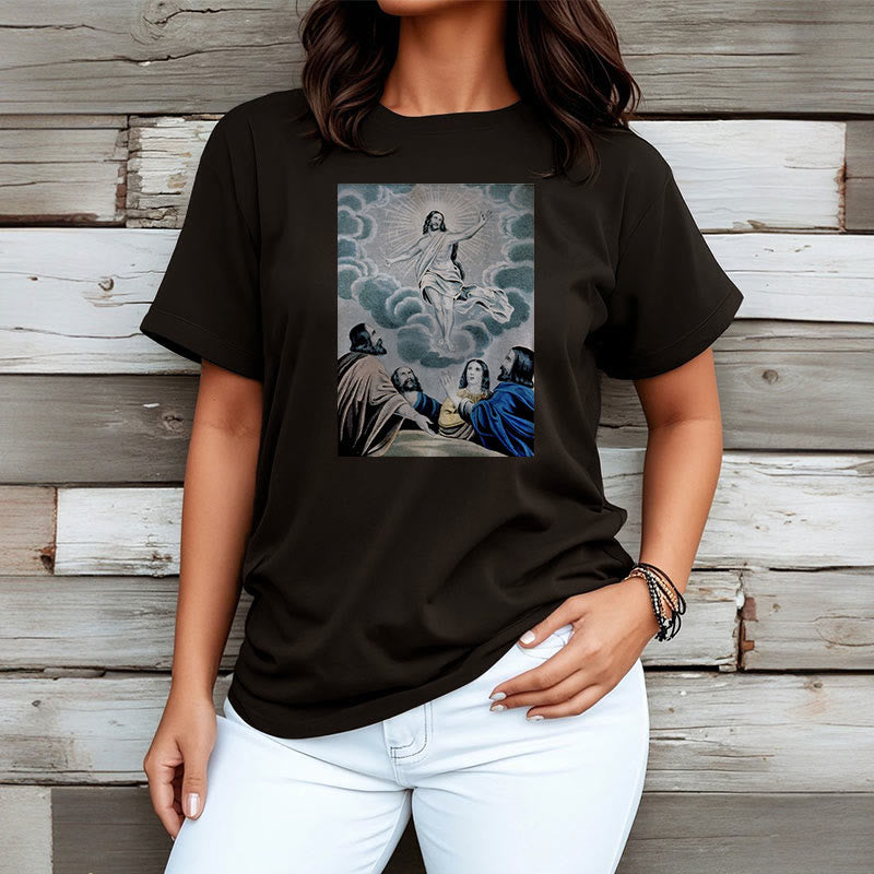 Christiandiscipleshop Classic Style The Ascension Short Sleeve Washed T-shirt