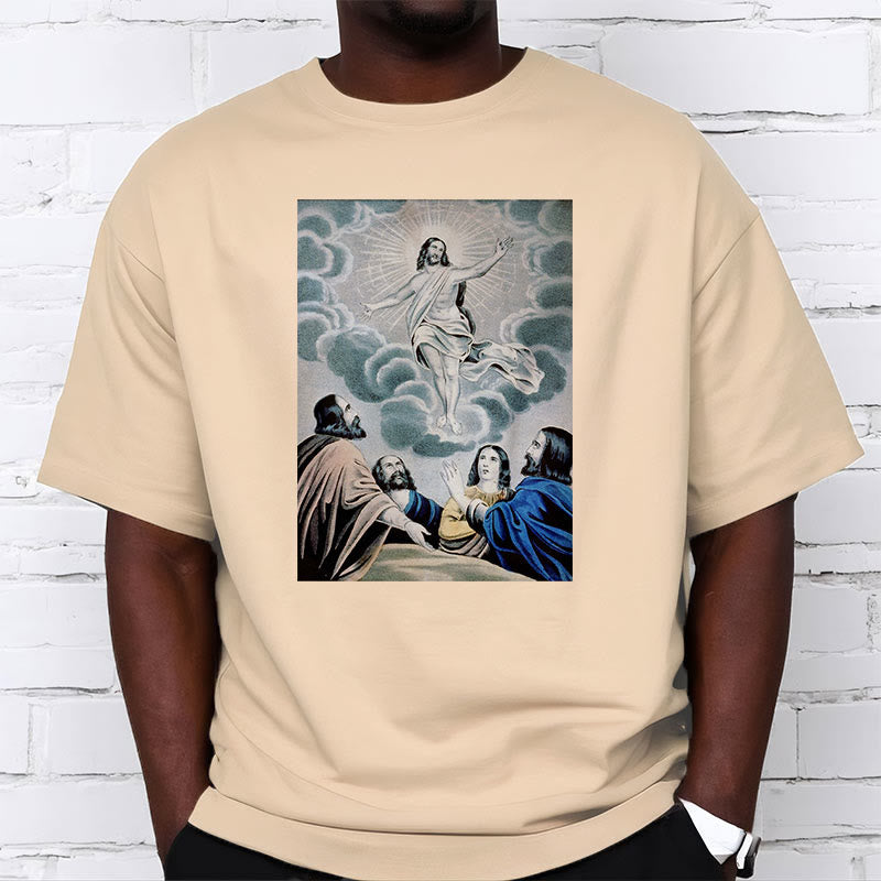Christiandiscipleshop Classic Style The Ascension Short Sleeve Washed T-shirt