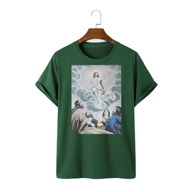 Christiandiscipleshop Classic Style The Ascension Short Sleeve Washed T-shirt
