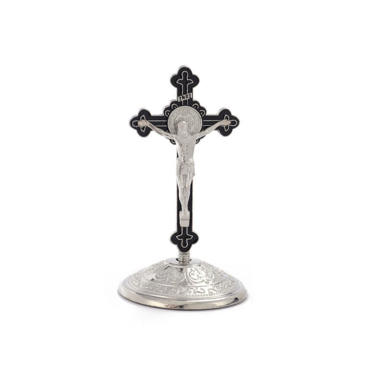 Christiandiscipleshop Classic Style Zinc Alloy Crucifix Stereoscopic Desktop Ornaments