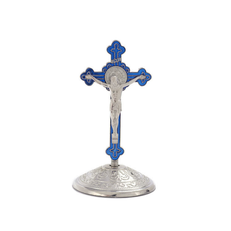 Christiandiscipleshop Classic Style Zinc Alloy Crucifix Stereoscopic Desktop Ornaments
