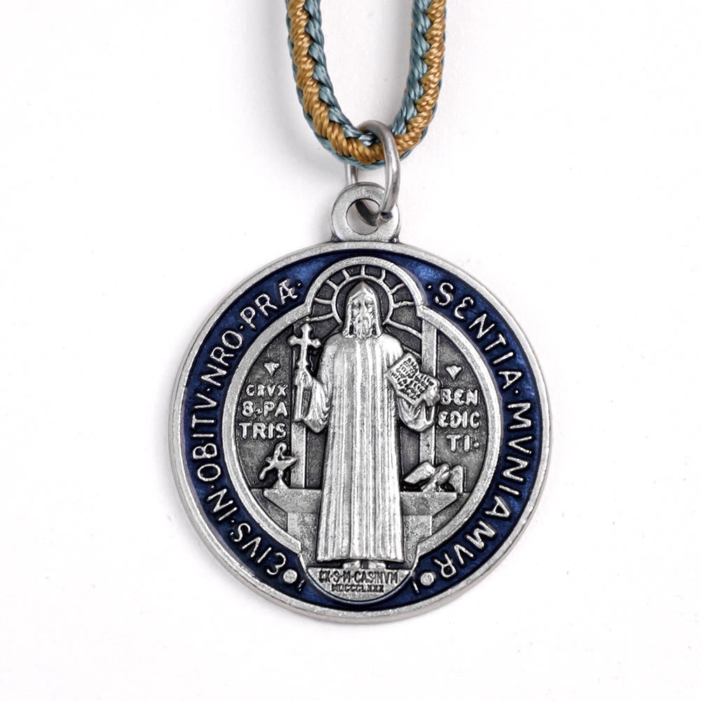 Christiandiscipleshop Olive Wood Saint Benedict Medal Decade Rosary