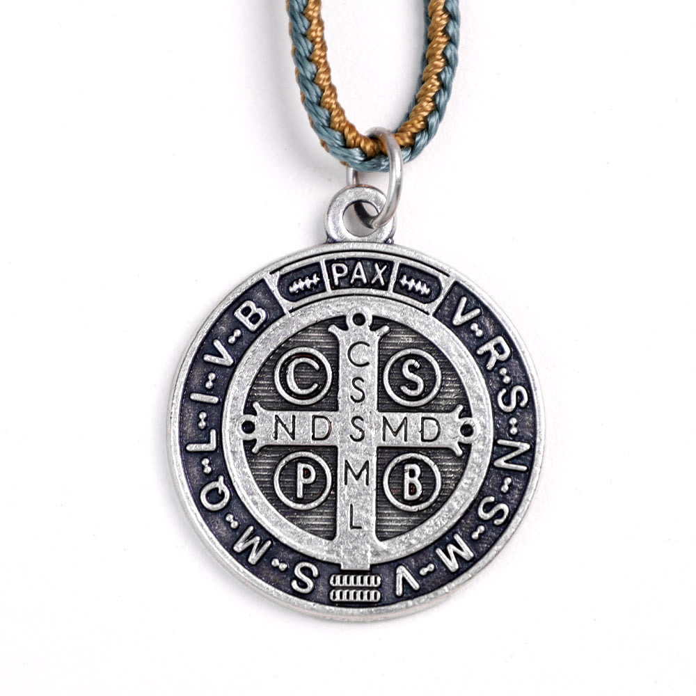 Christiandiscipleshop Olive Wood Saint Benedict Medal Decade Rosary