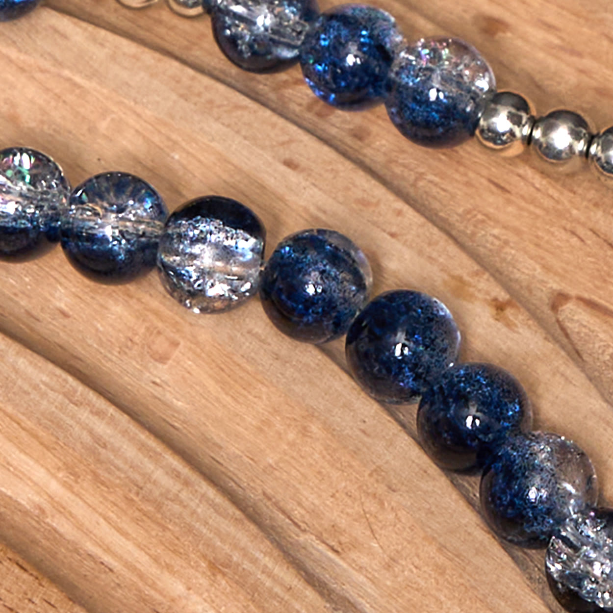 Christiandiscipleshop Classic Style St. Benedict Medal & Crucifix Blue Acrylic Rosary/Bracelet