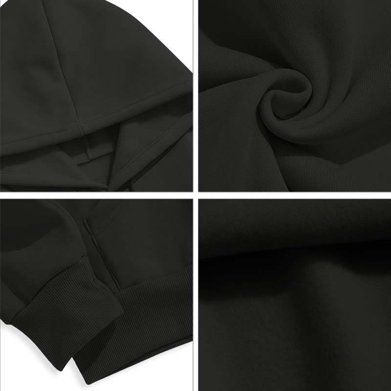 christiandiscipleshop Modern Style Prayer Changes Things Fleece Lined Polyester Hoodie