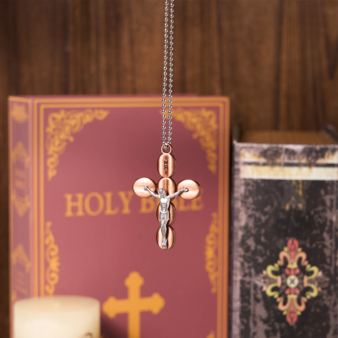 Christiandiscipleshop Simple Style Crucifx Protective Religion Amulet Pendant Necklace