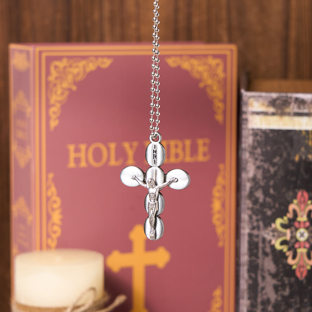 Christiandiscipleshop Simple Style Crucifx Protective Religion Amulet Pendant Necklace