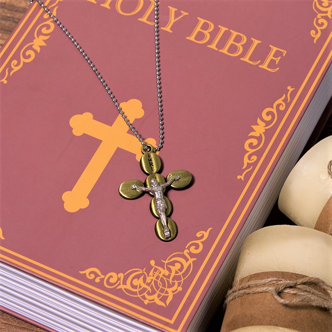 Christiandiscipleshop Simple Style Crucifx Protective Religion Amulet Pendant Necklace