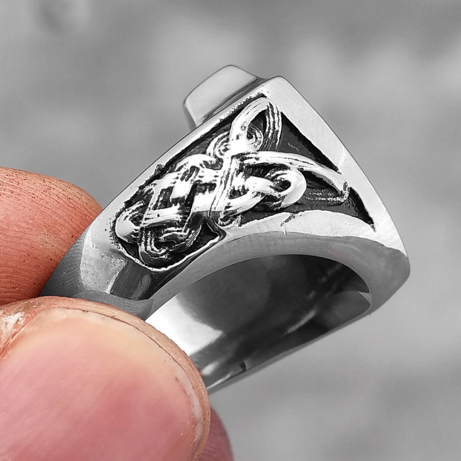 Christiandiscipleshop Retro Style St. Michael Guardian Angel Protection & Strength Ring
