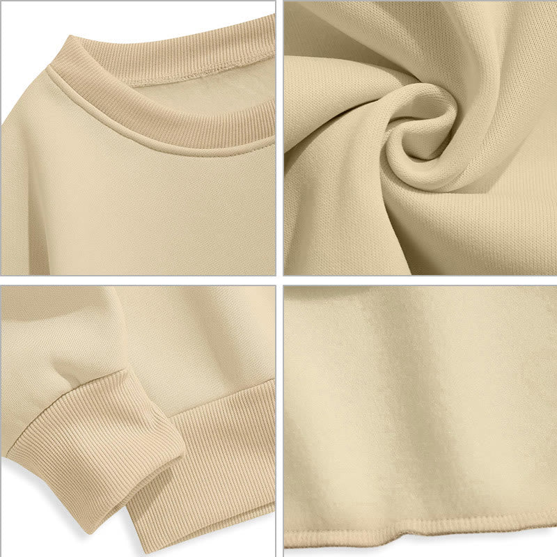 ChristianDiscipleShop Modern Style Be Fervent In Spirit Fleece-gefüttertes Polyester-Sweatshirt