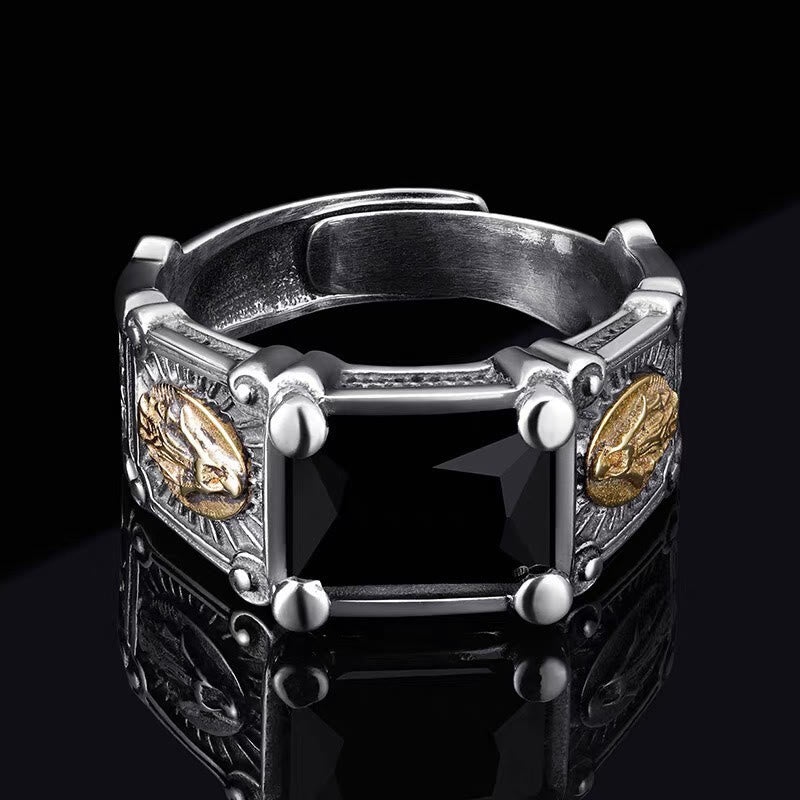 christiandiscipleshop Modern Style Miraculous Medal Blessed Faith Adjustable Ring