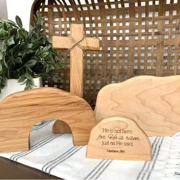 Christiandiscipleshop Classic Style The Empty Tomb Resurrection Scene Desktop Decorations Ornament