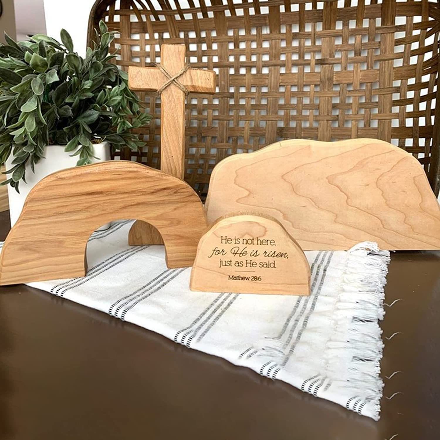 Christiandiscipleshop Classic Style The Empty Tomb Resurrection Scene Desktop Decorations Ornament