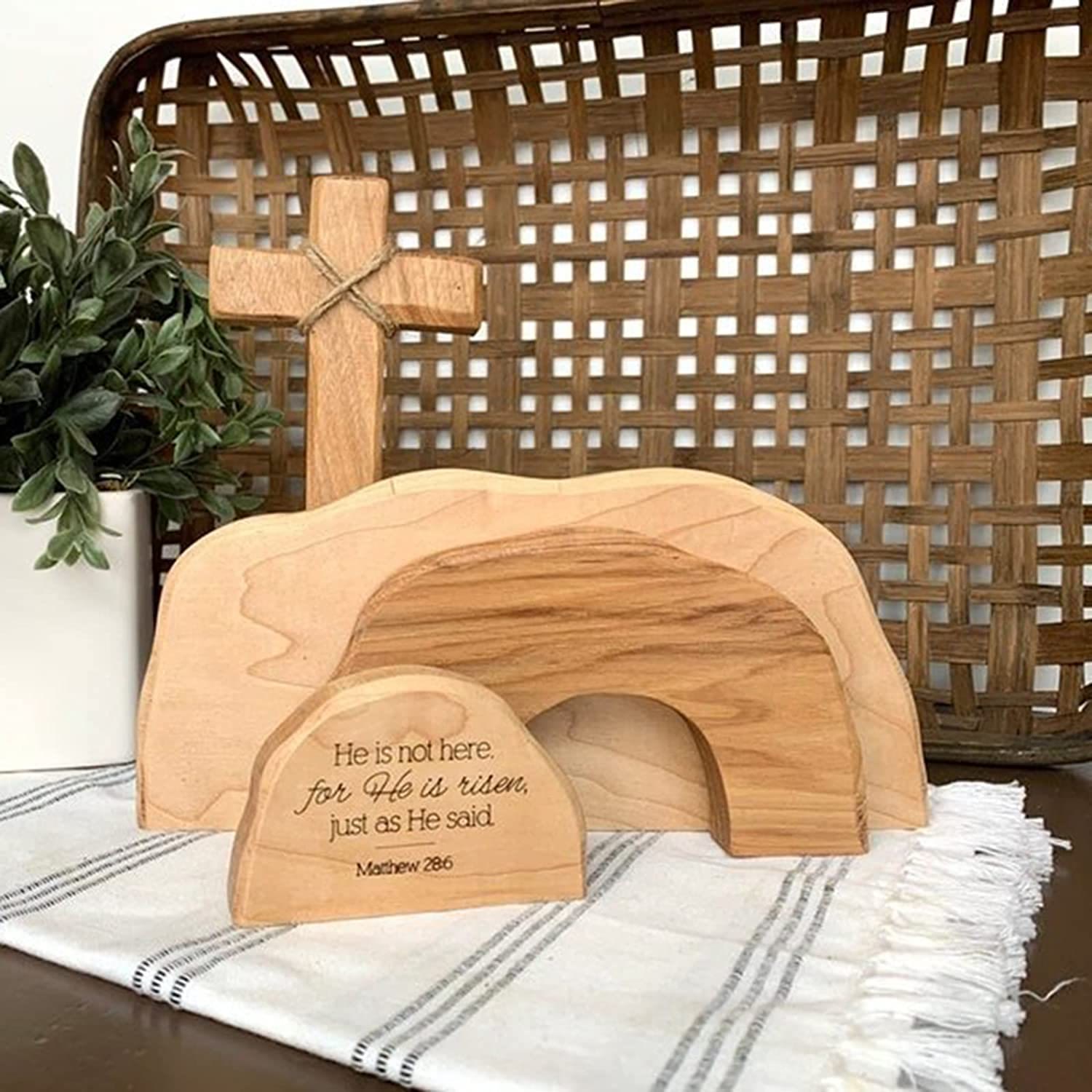 Christiandiscipleshop Classic Style The Empty Tomb Resurrection Scene Desktop Decorations Ornament