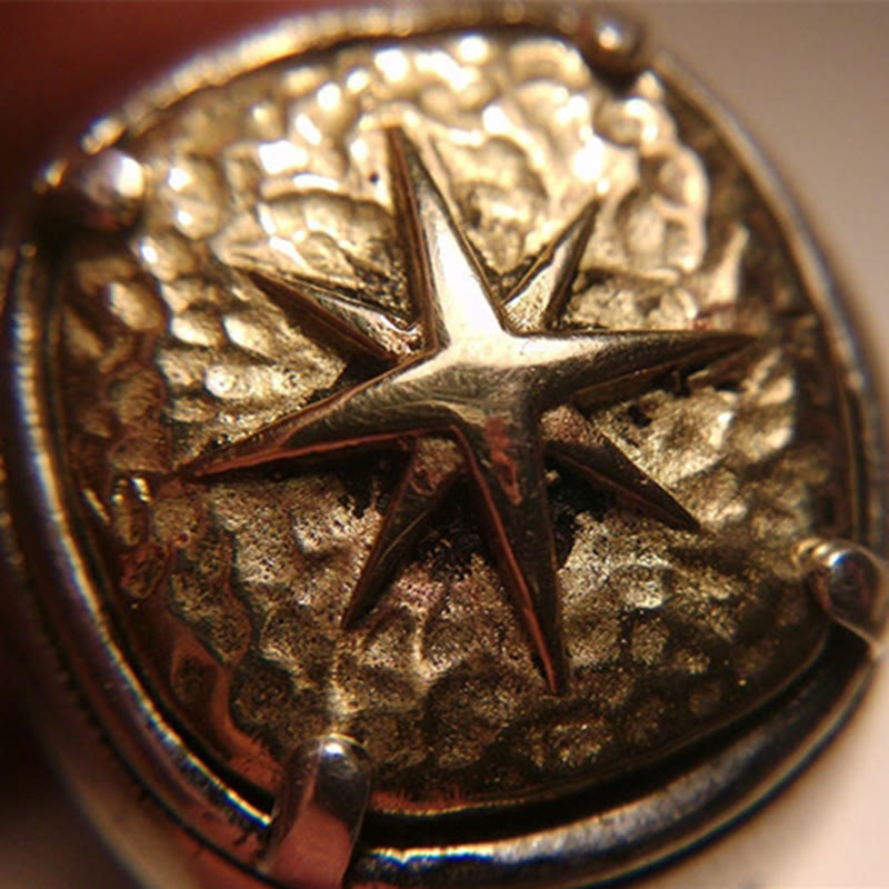 Christiandiscipleshop Classic Style Star of Bethlehem Cross Sacred Blessing Ring