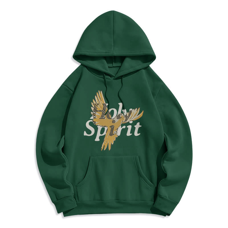 Christiandiscipleshop Classic Style Holy Spirit Flying Dove Fleece Lined Polyester Hoodie