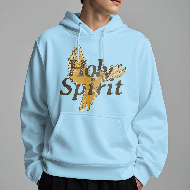 Christiandiscipleshop Classic Style Holy Spirit Flying Dove Fleece Lined Polyester Hoodie