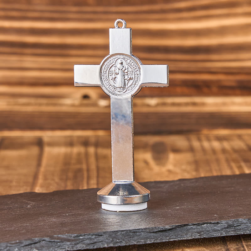 Christiandiscipleshop Classical Traditional Alloy St. Benedict Cross Crafted Ornament