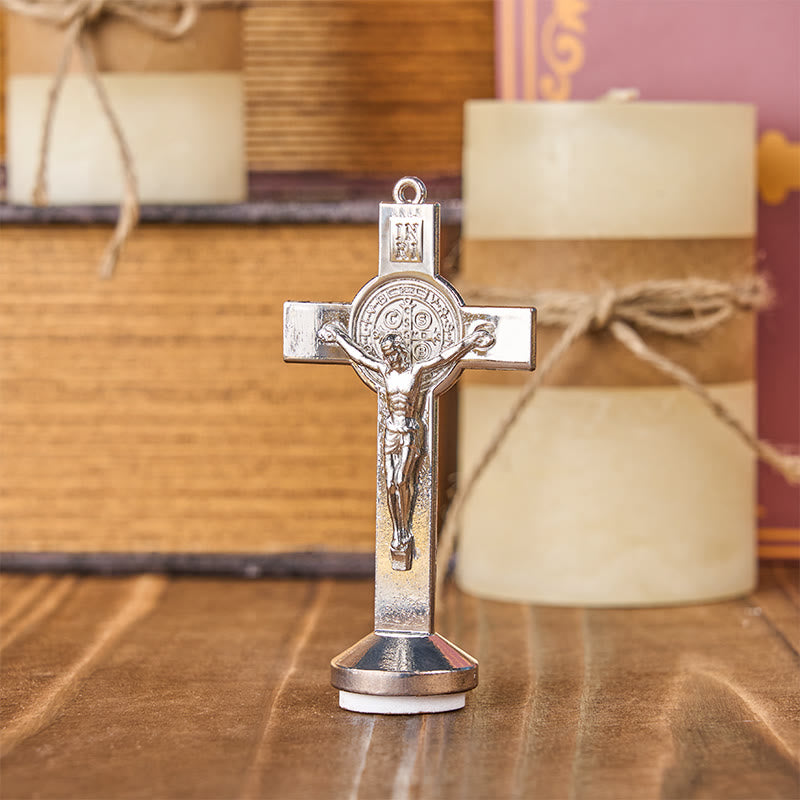Christiandiscipleshop Classical Traditional Alloy St. Benedict Cross Crafted Ornament