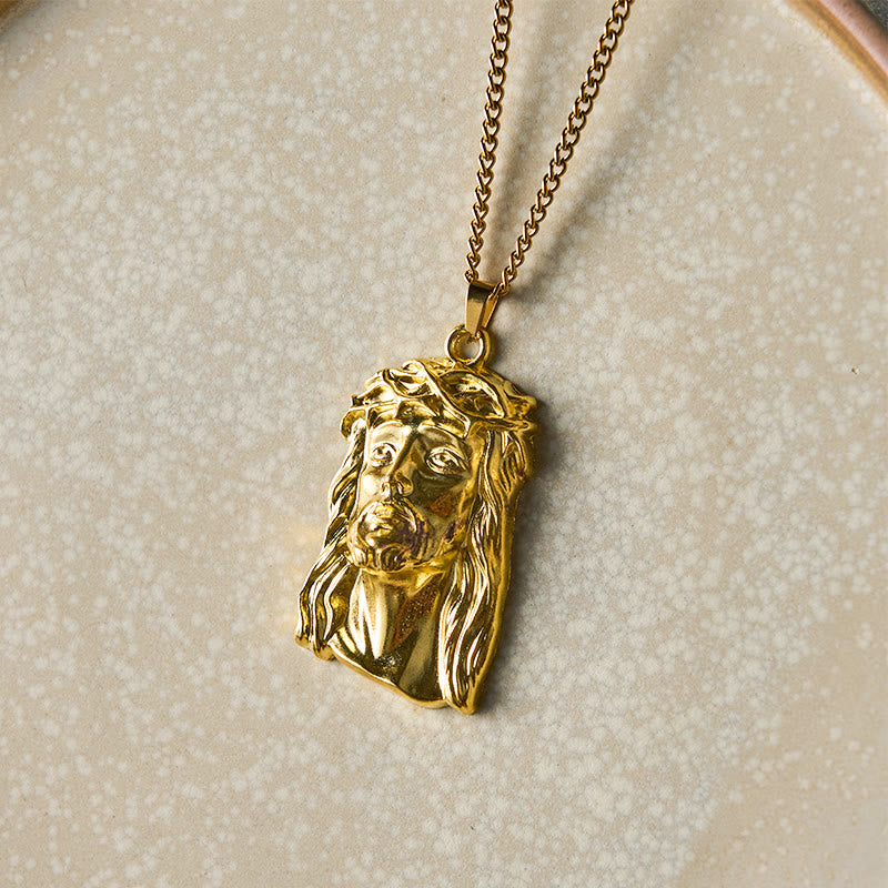 Christiandiscipleshop Realistic Style Crown of Thorns Jesus Blessed Faith Pendant Necklace