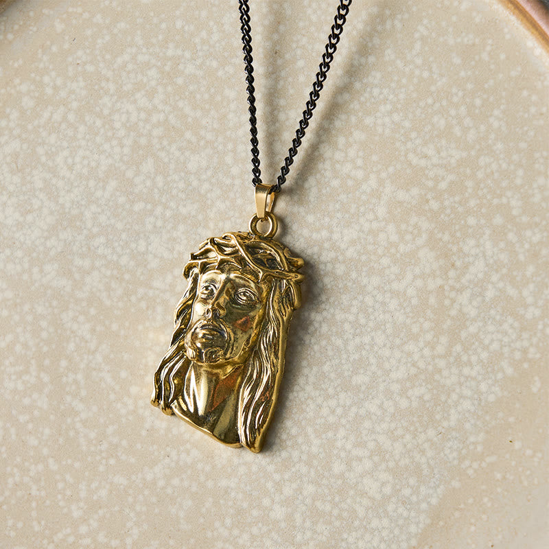 Christiandiscipleshop Realistic Style Crown of Thorns Jesus Blessed Faith Pendant Necklace