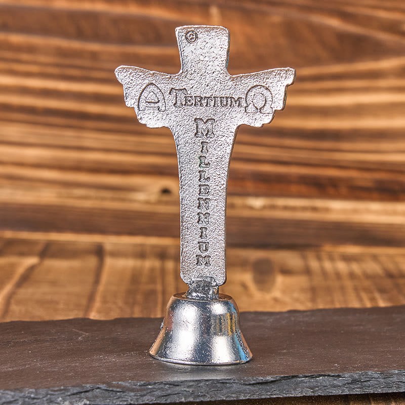 Christiandiscipleshop Retro Style Jesus Trinity Alloy Stereoscopic Desktop Ornaments