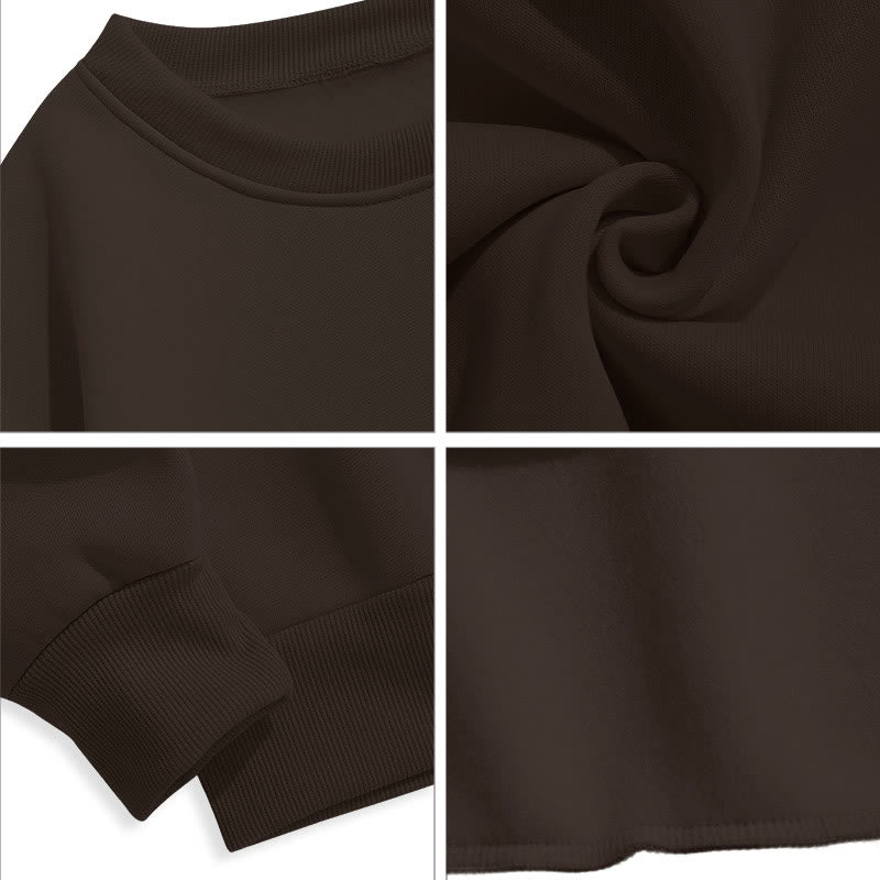 Christiandiscipleshop Zitat-Stil Jesus rettet Bruder Stolzer Glaube Fleecegefüttertes Polyester-Sweatshirt