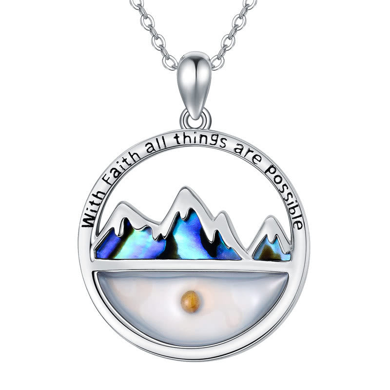 Christiandiscipleshop Classic Style Mustard Seed With Faith All Things Are Possible Pendant Necklace