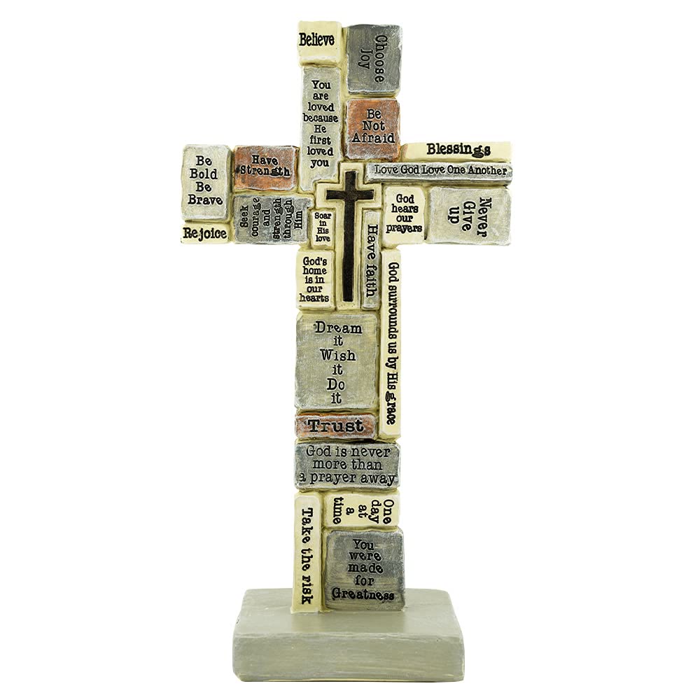 Christiandiscipleshop Classic Style Motivational Cross Desktop Decorations Ornament