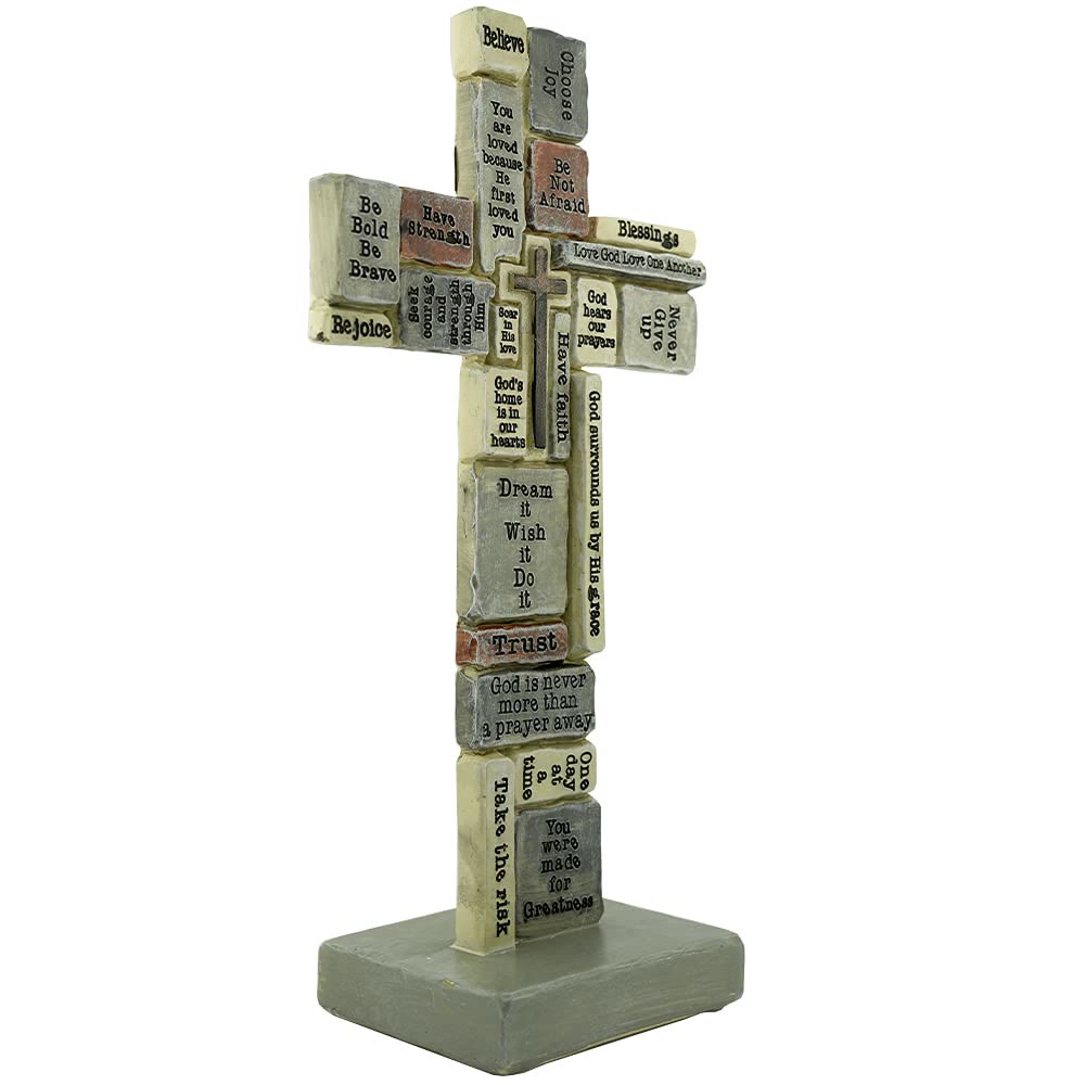 Christiandiscipleshop Classic Style Motivational Cross Desktop Decorations Ornament