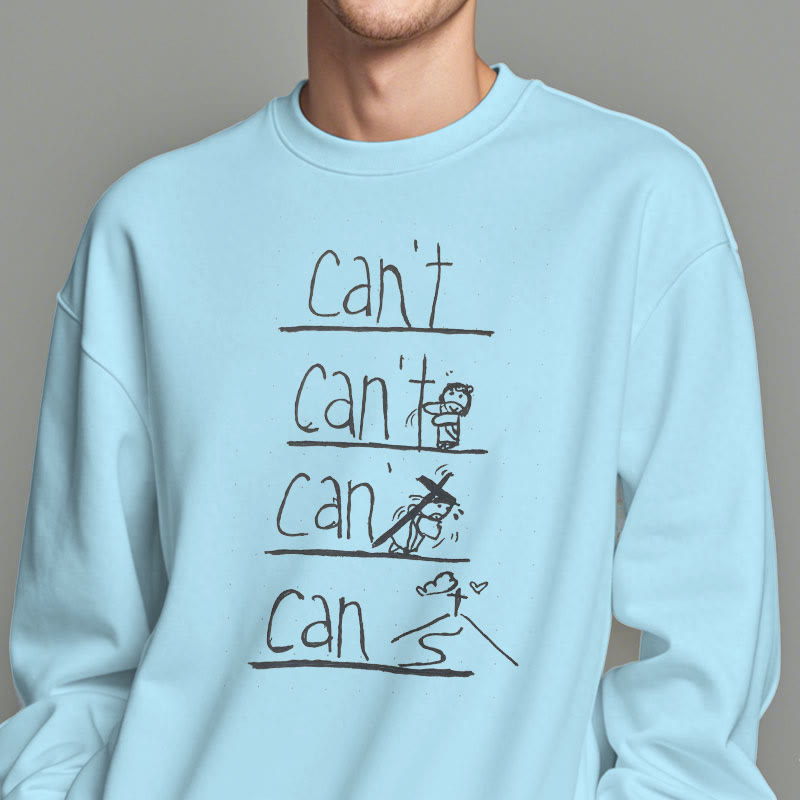 Christiandiscipleshop Quotation Style Redemption Through Jesus Sacrifice Fleece Lined Polyester Sweatshirt