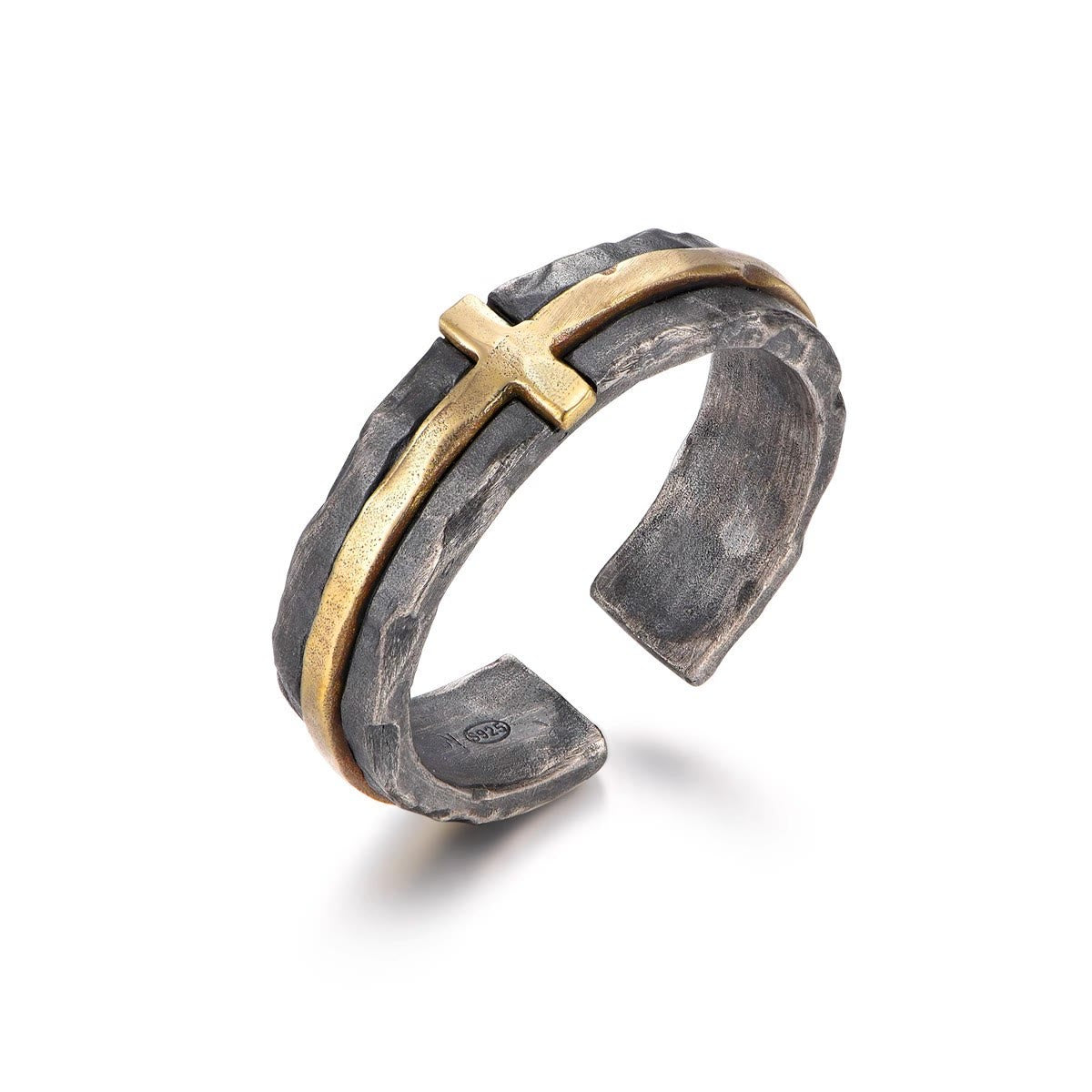 Christiandiscipleshop Classic Style Rustic Elegance Blessed Cross Ring