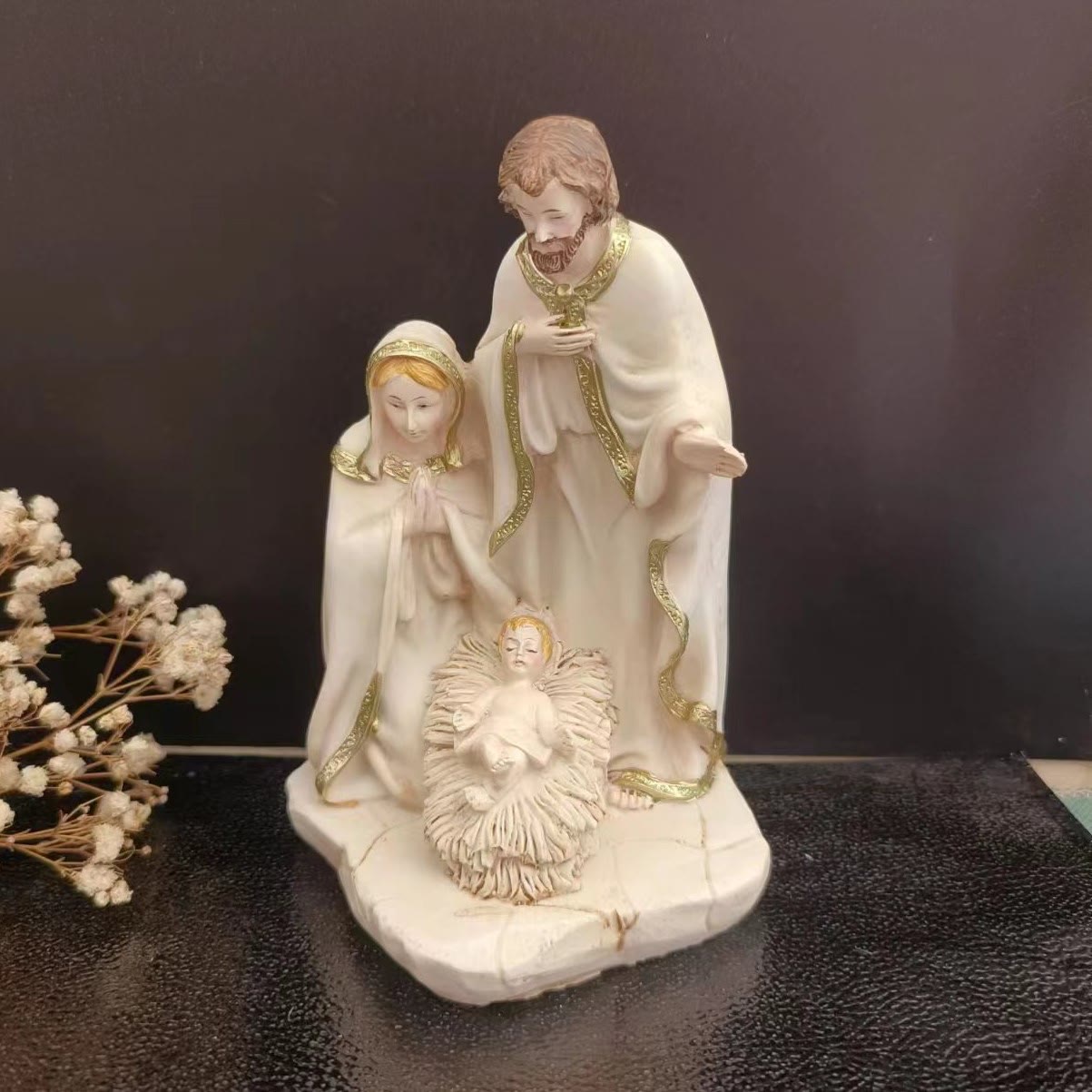 Christiandiscipleshop Nativity Holy Family Figurine Set Desktop Decorations Ornament