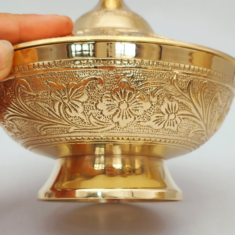 Christiandiscipleshop Elegant Golden Incense Burner: A Symbol of Reverence and Prayer