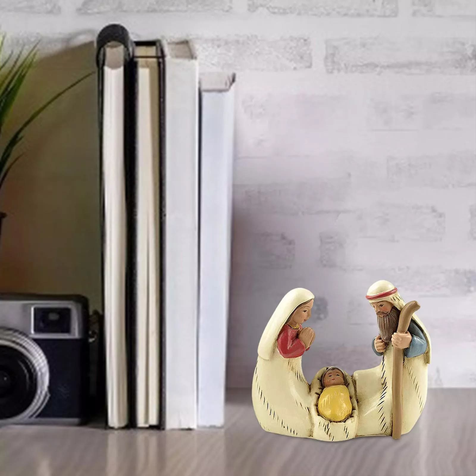 christiandiscipleshop Holy Family Nativity Figurine Set Desktop Decorations Ornament