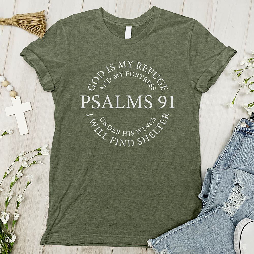 Christiandiscipleshop Psalms 91 Tee - Inspirational T-shirt
