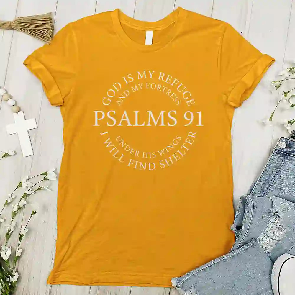 Christiandiscipleshop Psalms 91 Tee - Inspirational T-shirt