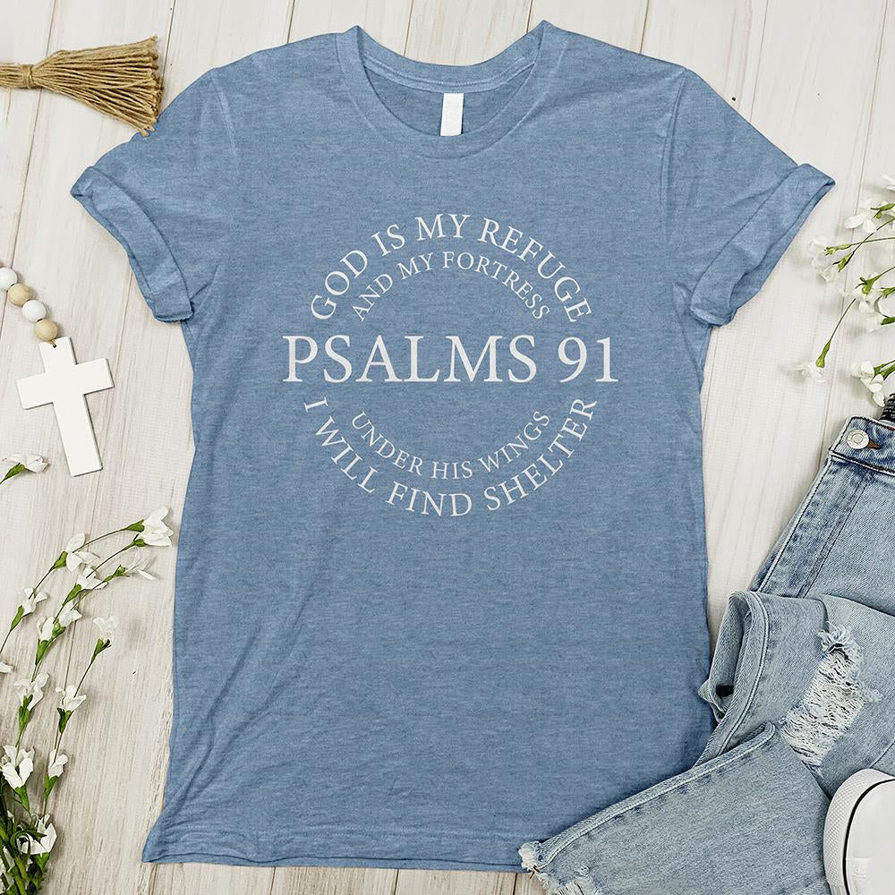 Christiandiscipleshop Psalms 91 Tee - Inspirational T-shirt