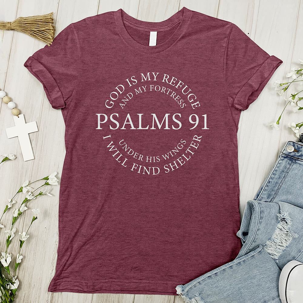 Christiandiscipleshop Psalms 91 Tee - Inspirational T-shirt