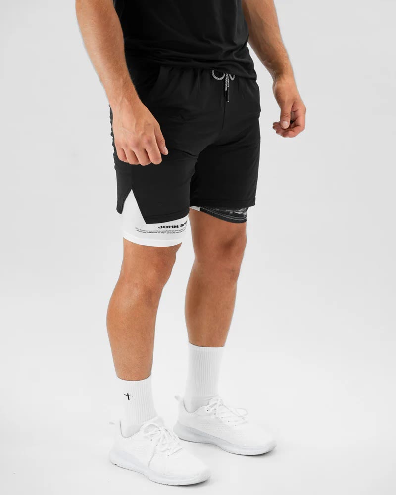 christiandiscipleshop John 3:16 The Cross Performance Shorts