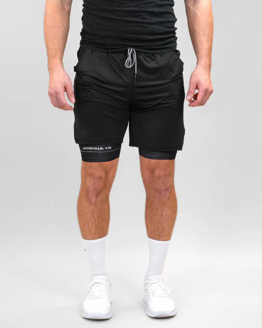 christiandiscipleshop Joshua 1:9 Lion Performance Shorts